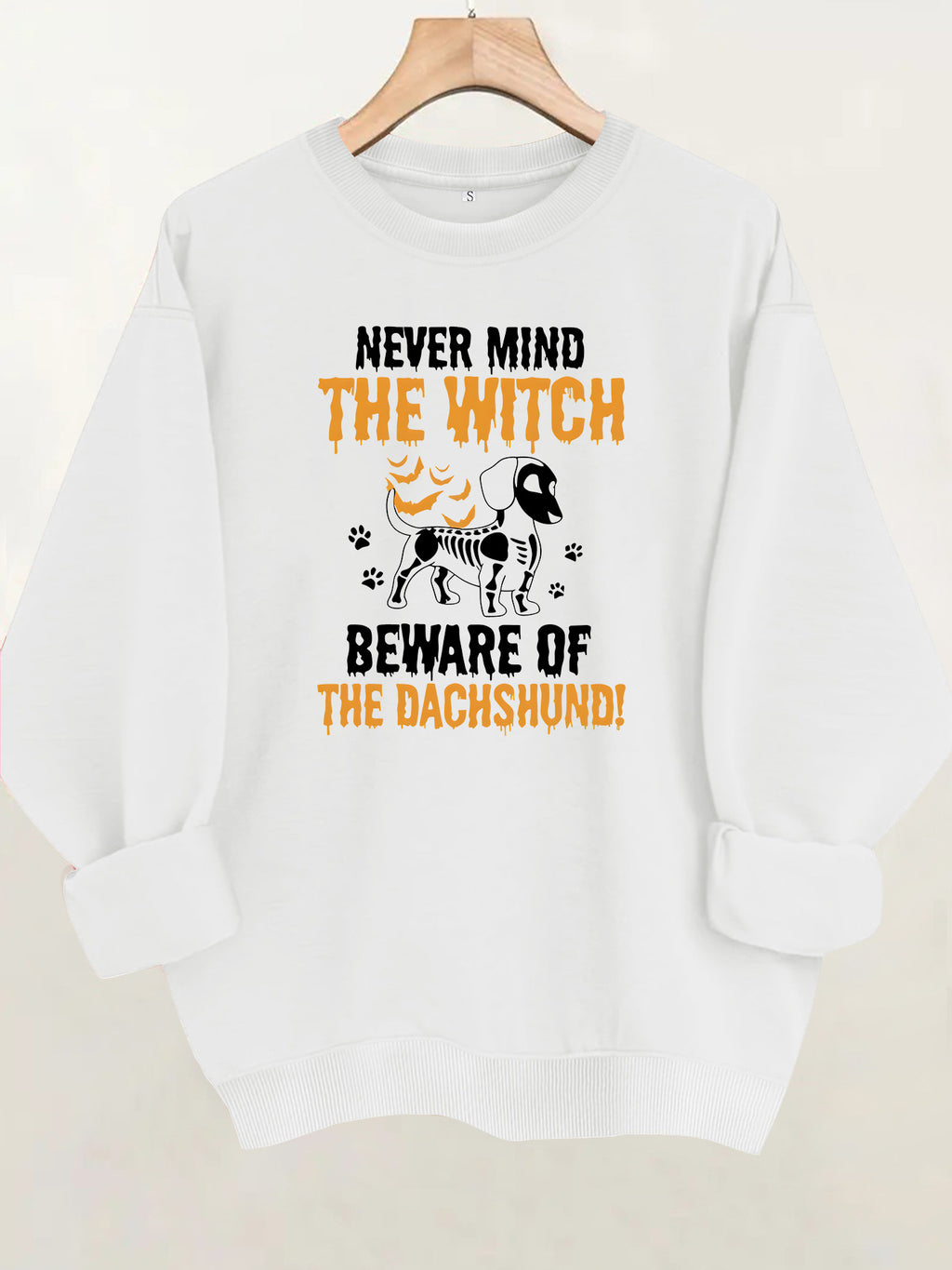 Round neck fleece hoodie