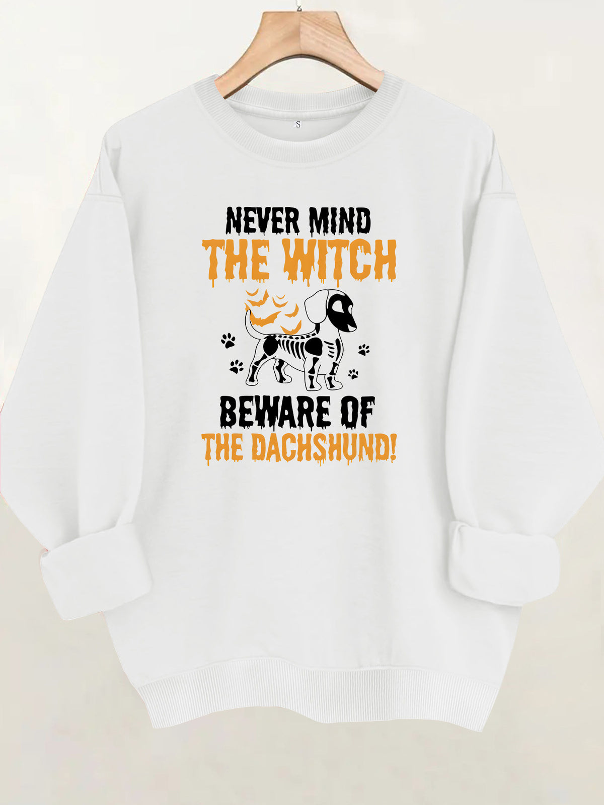 Round neck fleece hoodie
