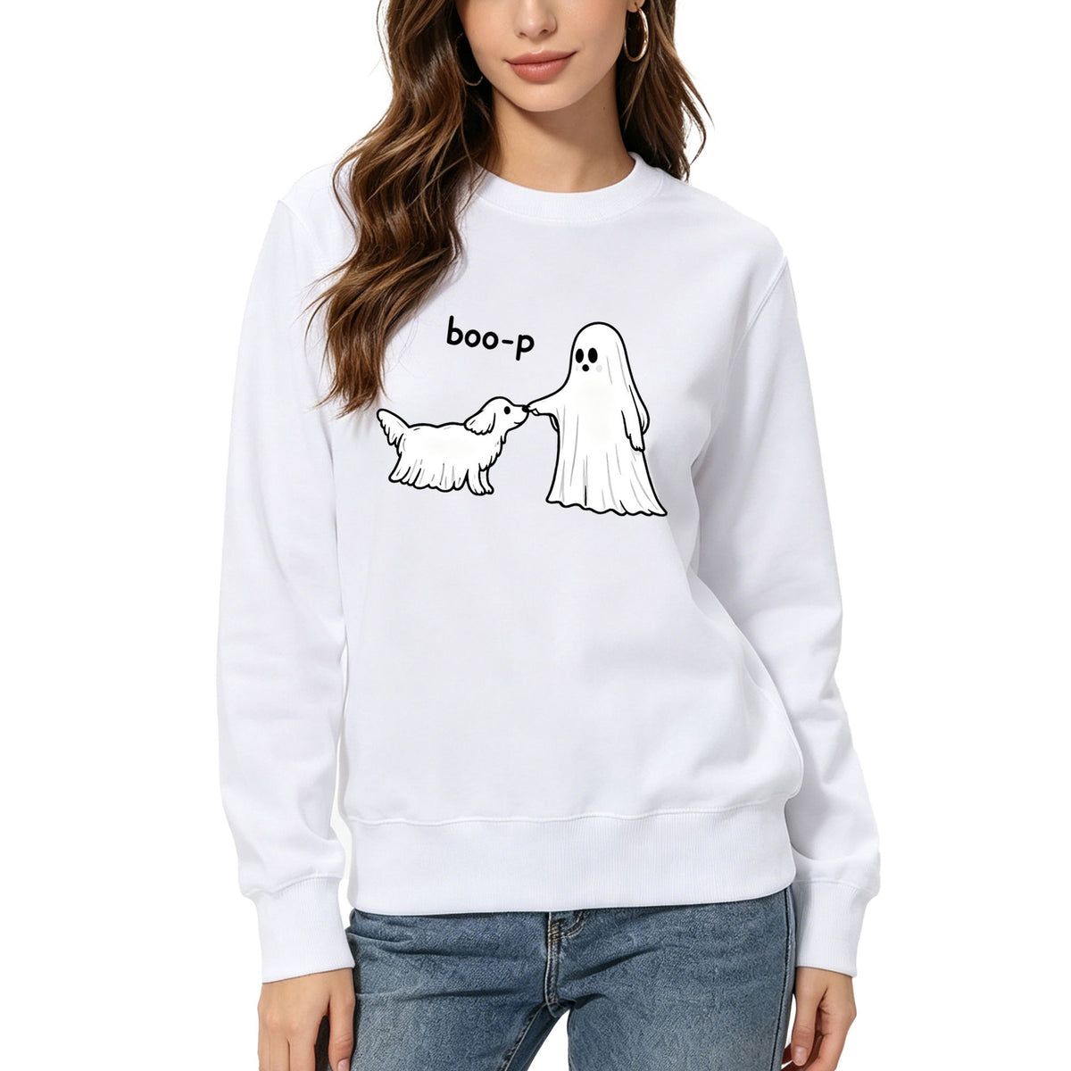 Boo-p printed hoodie