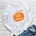 Printed round neck long sleeved sweatshirt