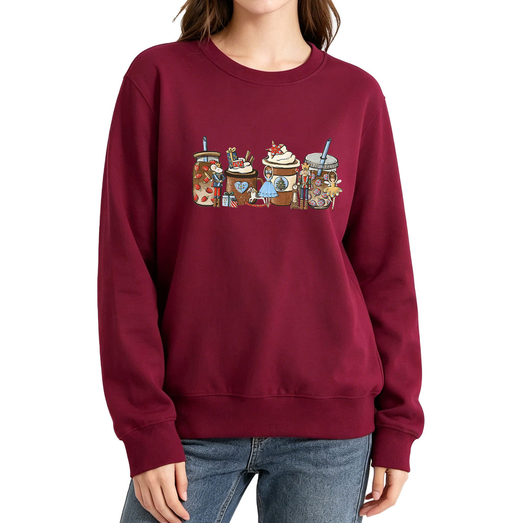 Cartoon printed hoodie