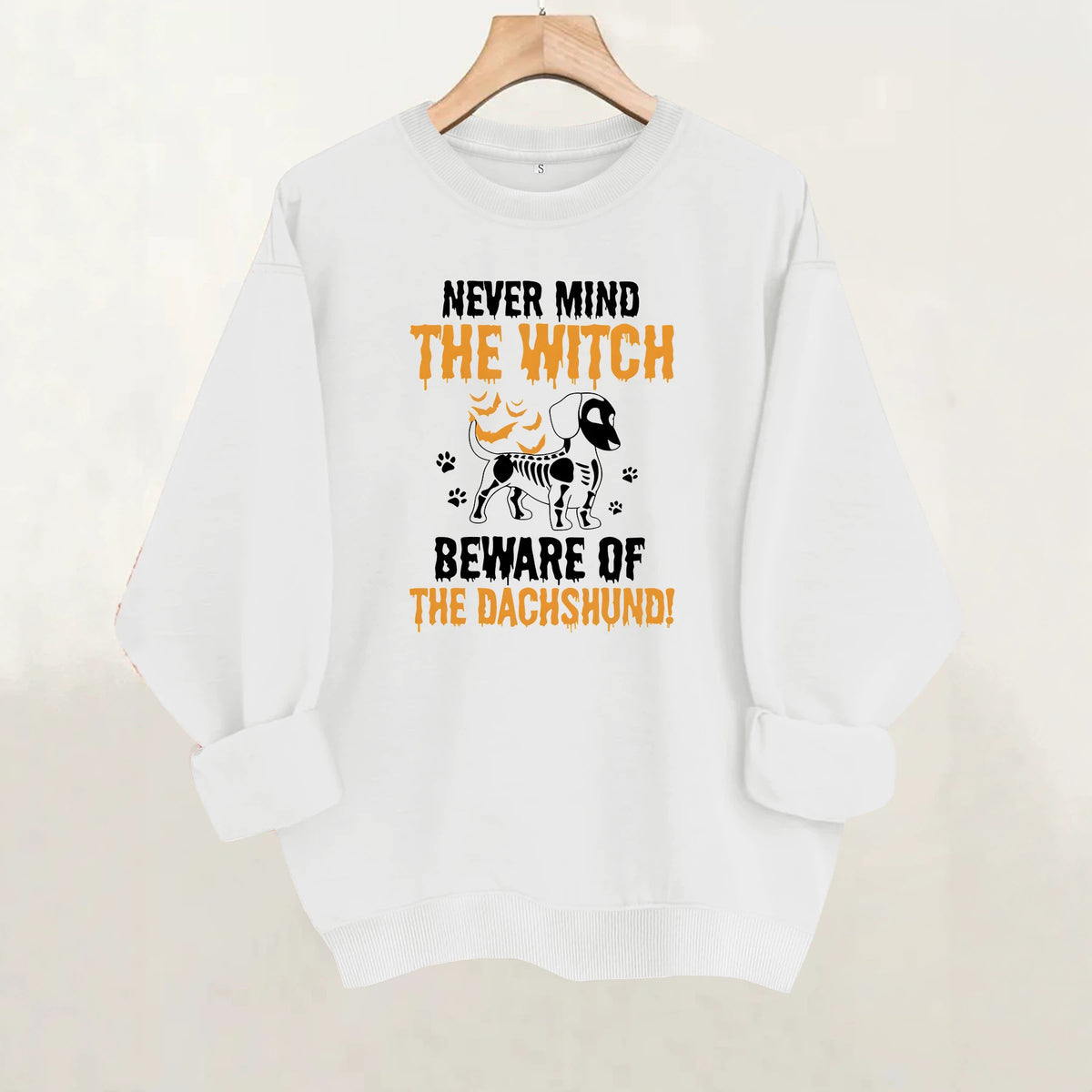 Round neck fleece hoodie